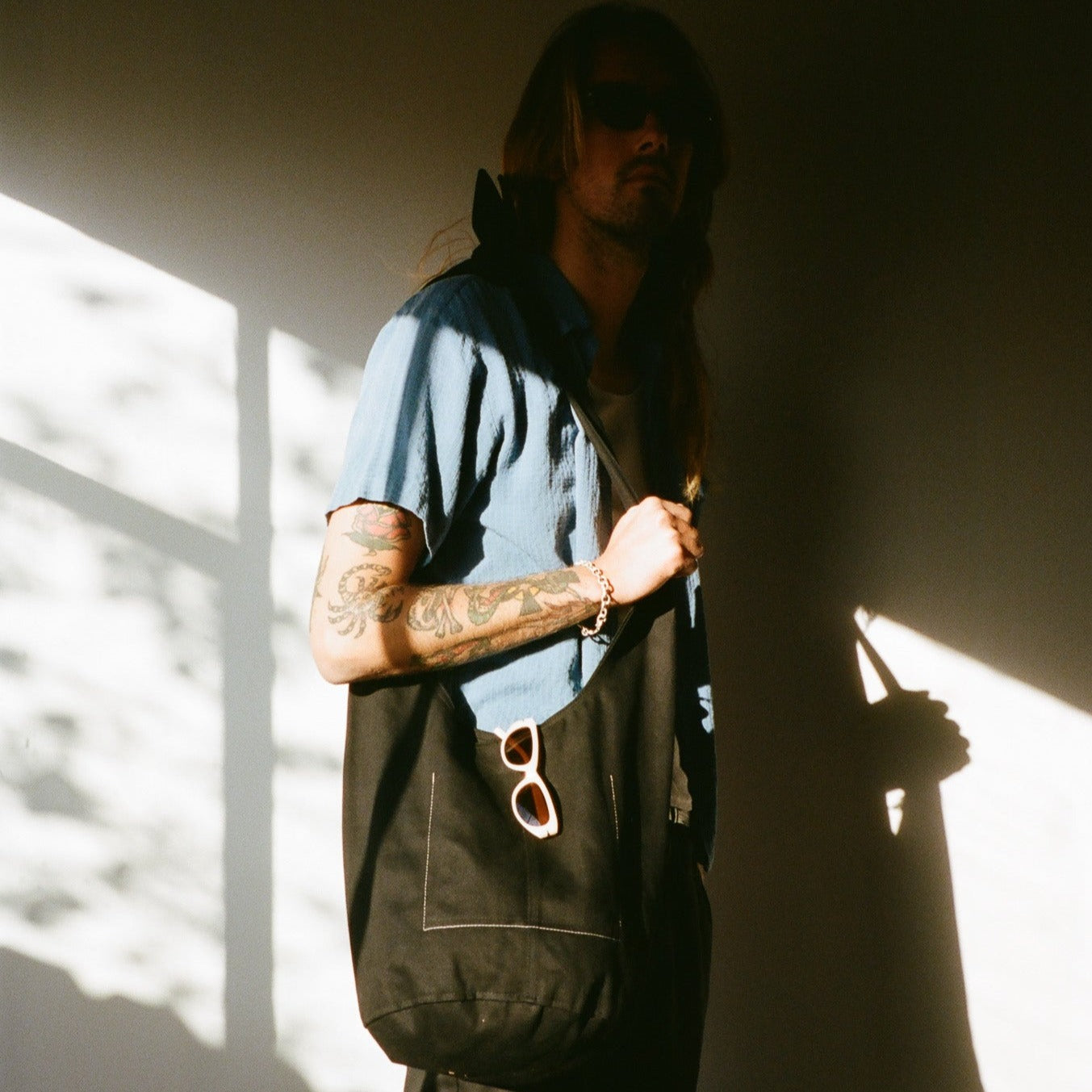 RUNAWAY BAG // SELVEDGE BLACK